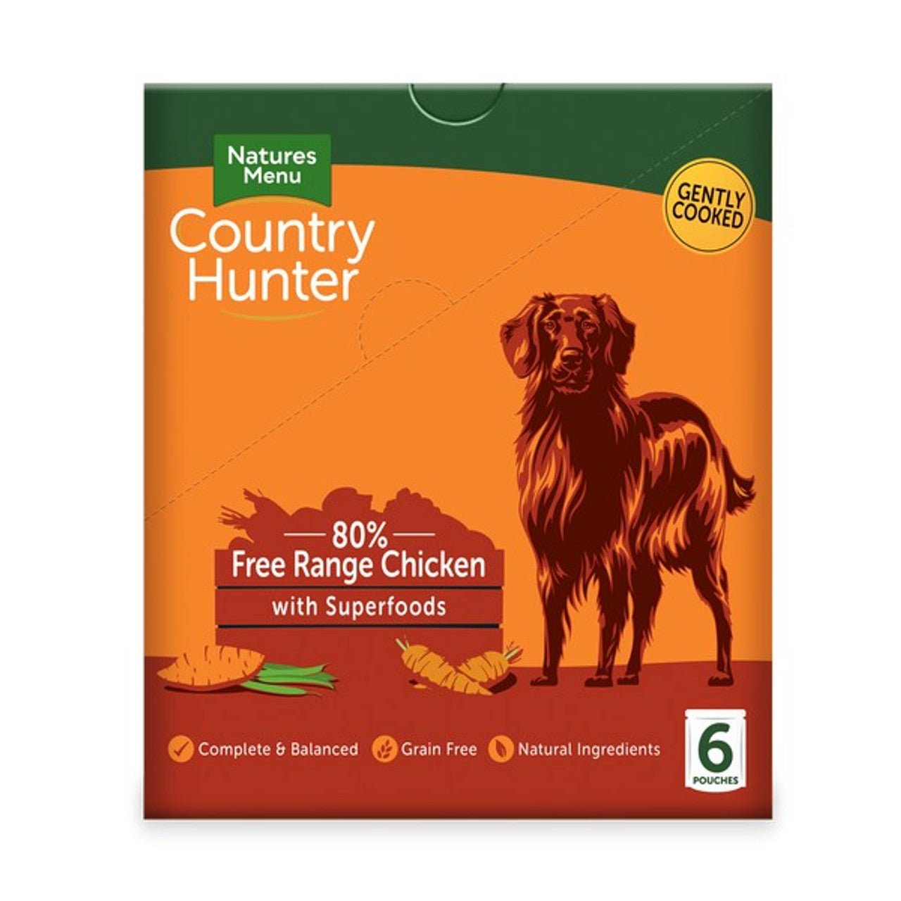 Country Hunter Dog Food Pouch 6 Pack (Natures Menu) - SnowPaw Store - SnowPaw Store -
